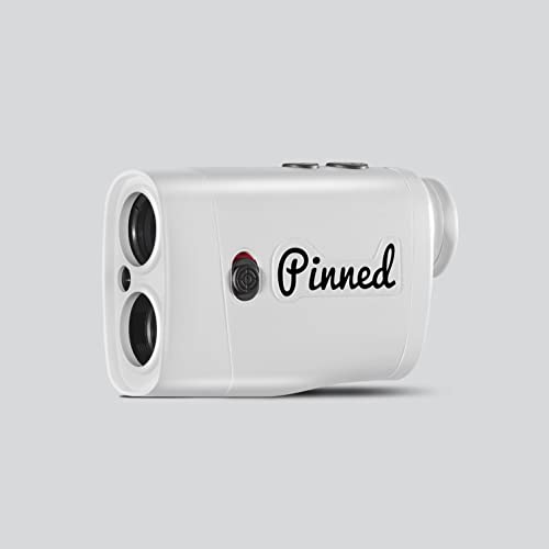 Pinned Golf Rangefinder White