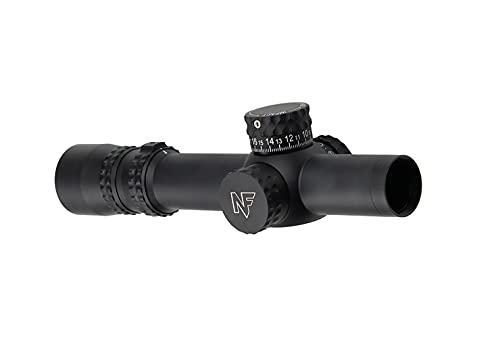 Nightforce NX8 1-8x24 F1 Scope with Zerostop, PTL, 30mm Tube, 5 MOA, FC-MOA Reticle Red