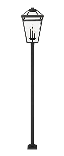 Z-Lite Talbot Outdoor Post 4-Light Black