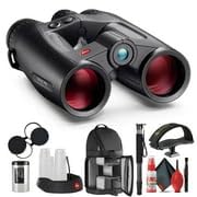 Leica 10x42 Geovid Pro Rangefinder Binoculars with Tripod Adapter, Backpack, Monopod, and Cleaning Kit