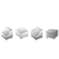 Afuera Living Contemporary 6 Piece All Weather Cover Set Beige