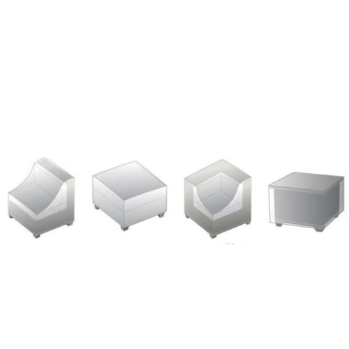 Afuera Living Contemporary 6 Piece All Weather Cover Set Beige