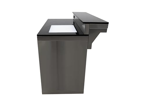 Luxuria Spas Flame Pro Series Stainless Steel Bar Top Silver