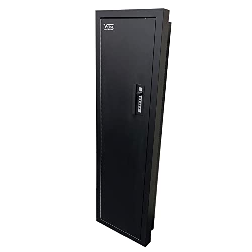 V-Line Tactical Closet Vault Flat Black In-Wall Gun Safe