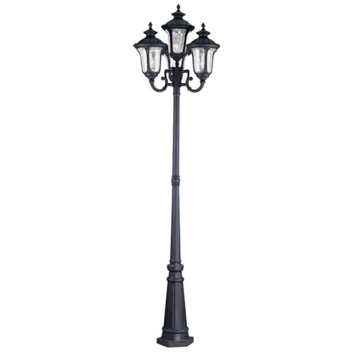 Livex 7869-14 Oxford 4 Light Outdoor Post Black