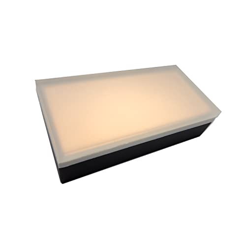 LUMENGY Paver Light 4x8 Inch 2700K Warm White Brick Lighting (8-Pack)