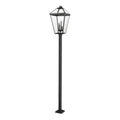Z-Lite Talbot Outdoor Post 4-Light Black