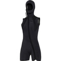 Bare Women's 7MM Step-in Hooded Vest Black