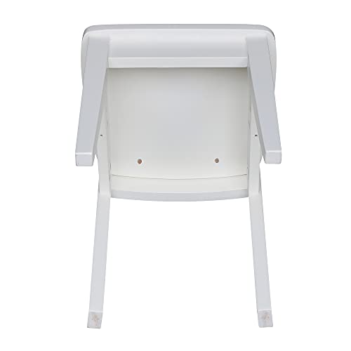 IC INTERNATIONAL CONCEPTS Table with 4 San Remo Juvenile Chairs White