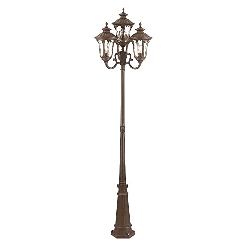Livex Oxford 4 Light Outdoor Post Imperial Bronze
