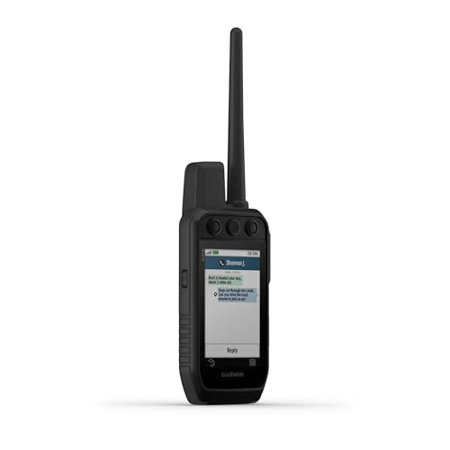 Garmin Alpha 300i Handheld Dog Tracking and Training System with inReach Satellite Communication Black