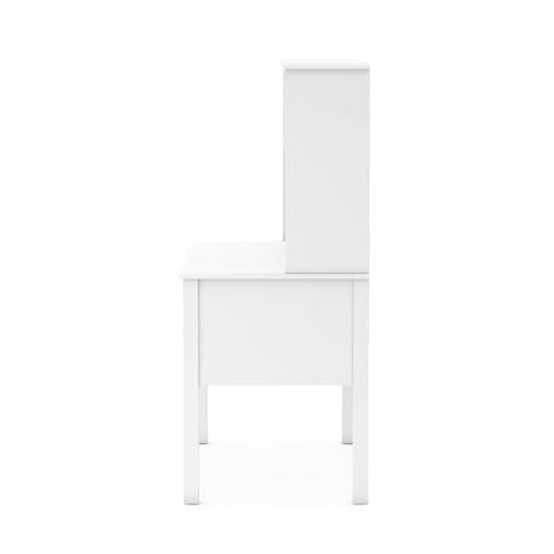 Guidecraft Madison Kids' Desk with Hutch and Chair White
