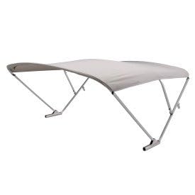 Generic Sureshade Power Bimini Top Beige Silver Frame