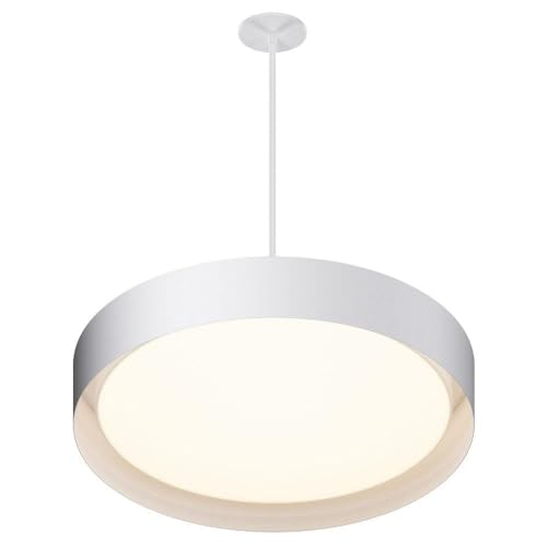 ET2 Echo 40W LED Pendant Light 5" Tall 24" Wide White Finish