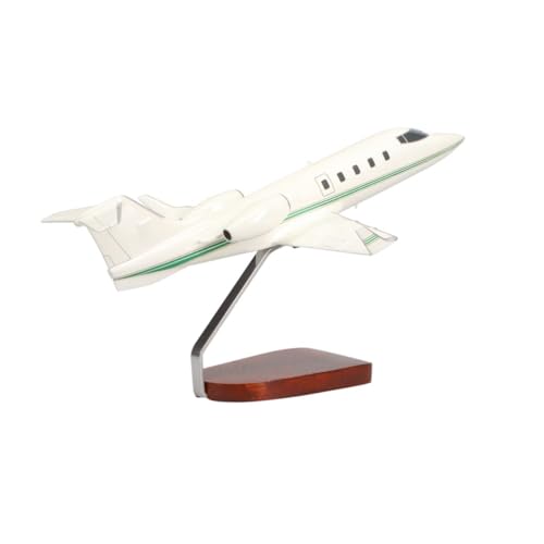 High Flying Models Learjet 55 Mahogany Sculpture Multicolor
