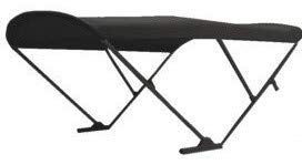 PWR-ARM II Automatic Power Pontoon Bimini Top Black Frame Black