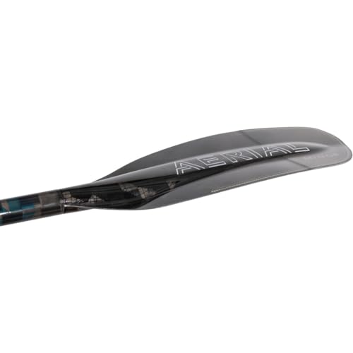 AQUA BOUND Aerial Minor Carbon Versa-Lok Bent Shaft Kayak Paddle 4-Piece 200-205cm Black