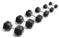 York Barbell Rubber Hex Dumbbell Set 105 - 125