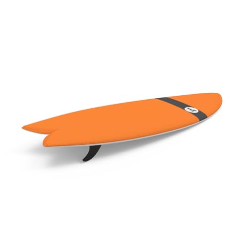 Liquid Force Wake Foamie Fish 5ft Wakesurf Board Orange