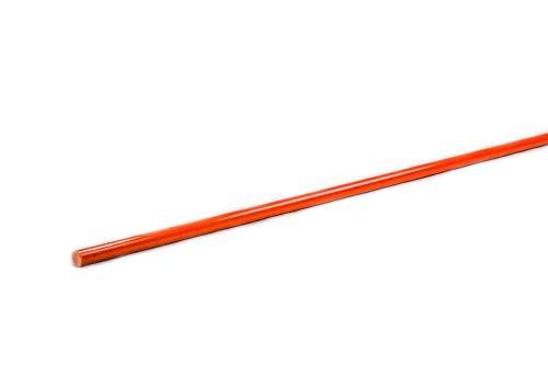 DISCOUNT SNOWSTAKES .COM 4ft Orange Driveway Markers - Flexible, Easy Install, Pointed Tip
