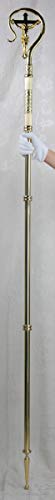 HaoLin Bishop Crosier with Case G-15-XN Gold