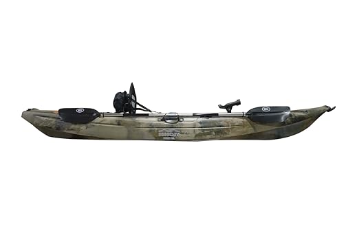 BKC Brooklyn 11.0 Single Sit On Top Fishing Kayak Camo