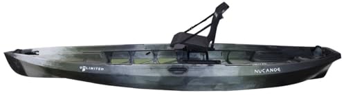 NuCanoe 2024 Unlimited Fishing Kayak with Fusion 360 Seat - 1620HZ Color