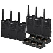 Motorola Solutions RMM2050 2-Way Radio 6 Pack Bundle
