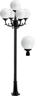 DABMAR LIGHTING Emily Post Five Light Fixture 120 Volts Black