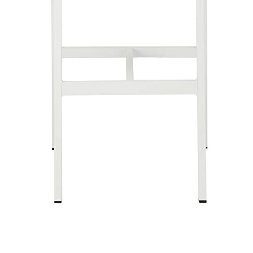 Benzara Kylo 18 Inch Set of 4 Bar Height Side Chairs White