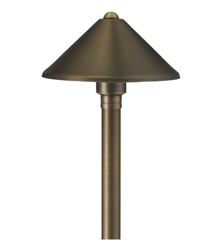 VOLT 15-Pack 12V Brass Conehead Path Lights Bronze