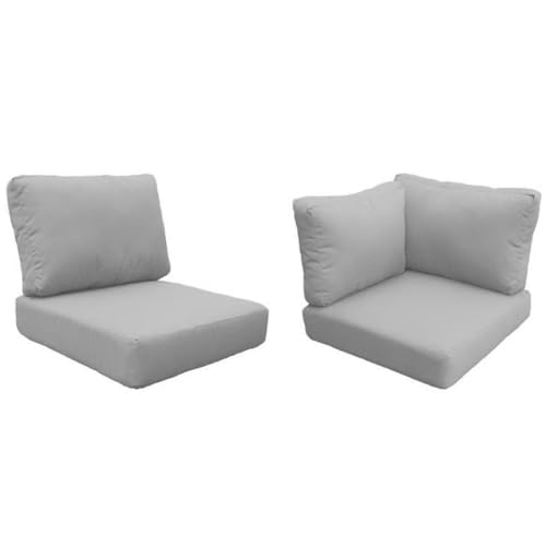 TK Classics High Back Cushion Set for LAGUNA-11d Gray
