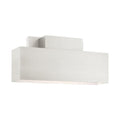 Livex Lynx 2 Light Outdoor ADA Wall Sconce Brushed Nickel