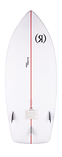 Ronix Flyweight - WakeSurf Thruster - Glacier White/Fire