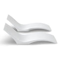 Aquamarine UV Resistant Sunshelf Water Loungers Set of 2 White