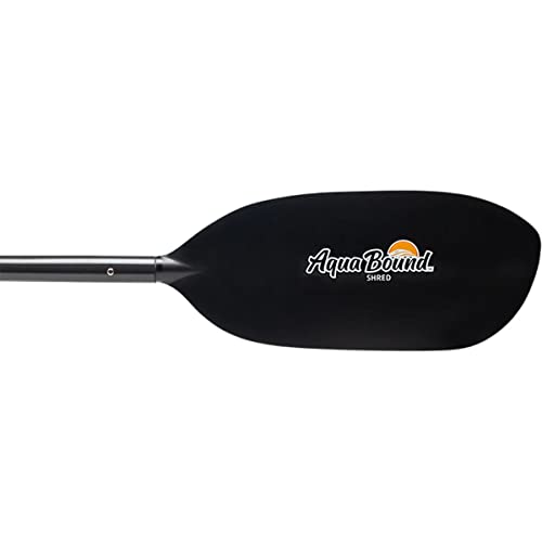 AQUA BOUND Shred Apart Carbon 4-Piece Packraft Paddle Black