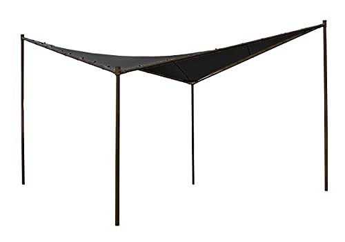 Coolaroo Modern Butterfly Gazebo 13'1" X 13'1" Charcoal