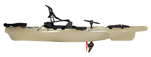 Perception Kayaks Showdown 11.5 Sit-on-Top Pedal Drive Fishing Kayak Fossil Tan