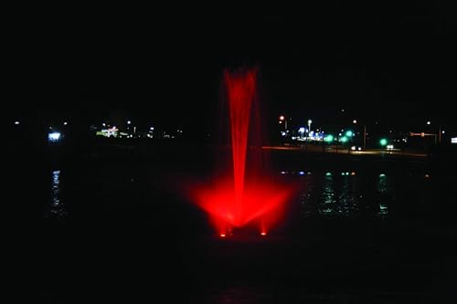 Kasco RGB LED Fountain Lighting - 3 Fixtures for 1/2-1 HP Units, 24V DC, Black