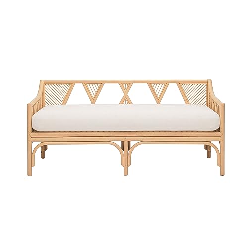 Tov Furniture Jayla Natural Rattan Bench Natural