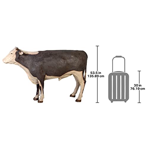 Design Toscano Grand-Scale Hereford Steer Statue Painted