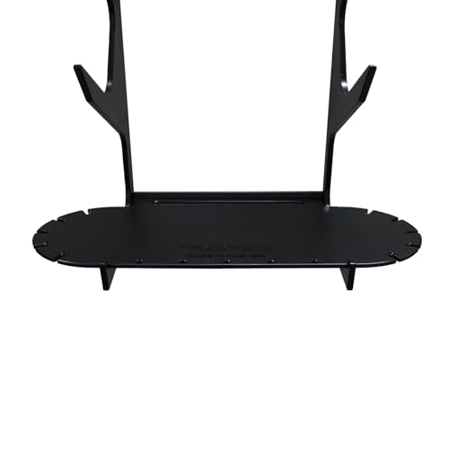 TRAPSKI Golf Bag Wall Rack Storage Organizer Black