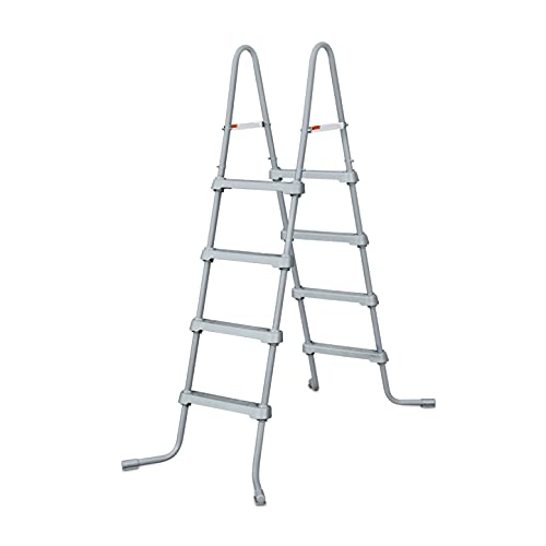 Summer Waves 18ft Elite Frame Above-Ground Pool with Filter Pump, Ladder & Pool Cover Gray