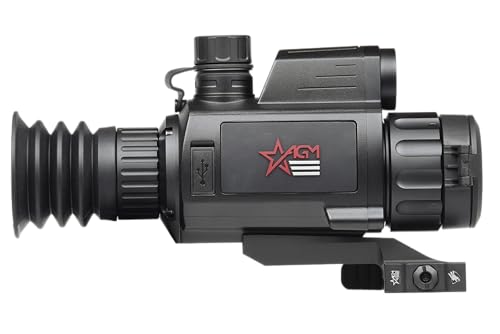 AGM Global Vision REFURBISHED Varmint LRF TS35-640 Thermal Imaging Rifle Scope with Laser Range Finder Black