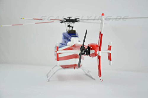Flight Modal RC Helicopter 470 Bell ARF Stars and Stripes Kit