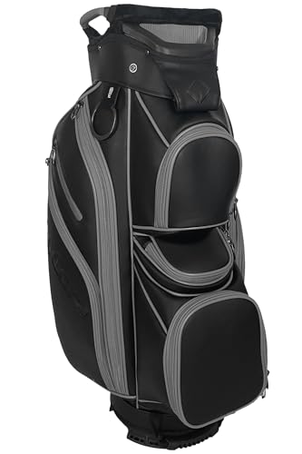 CaddyDaddy Premium Golf Cart Bag Matte Black