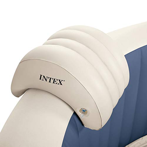 Intex PureSpa Plus 6 Person Inflatable Hot Tub Navy Blue