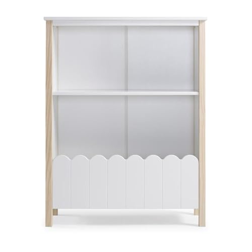 Home Square 2-Piece Twin Youth House Bed & Bookcase Set White