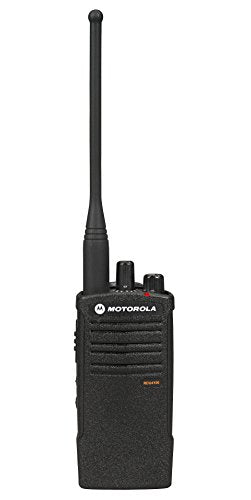 Motorola Solutions RDU4100 Two Way Radio Walkie Talkies 6 Pack with Speaker Mics and Charger Black