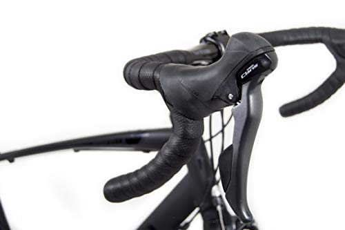 Tommaso Forcella Aluminum Road Bike Shimano Claris 24-Speed Matte Black Medium 56cm